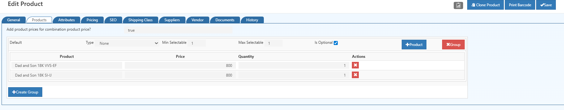 Create Combination Products in O2VEND Back Office – Stepwise Guide
