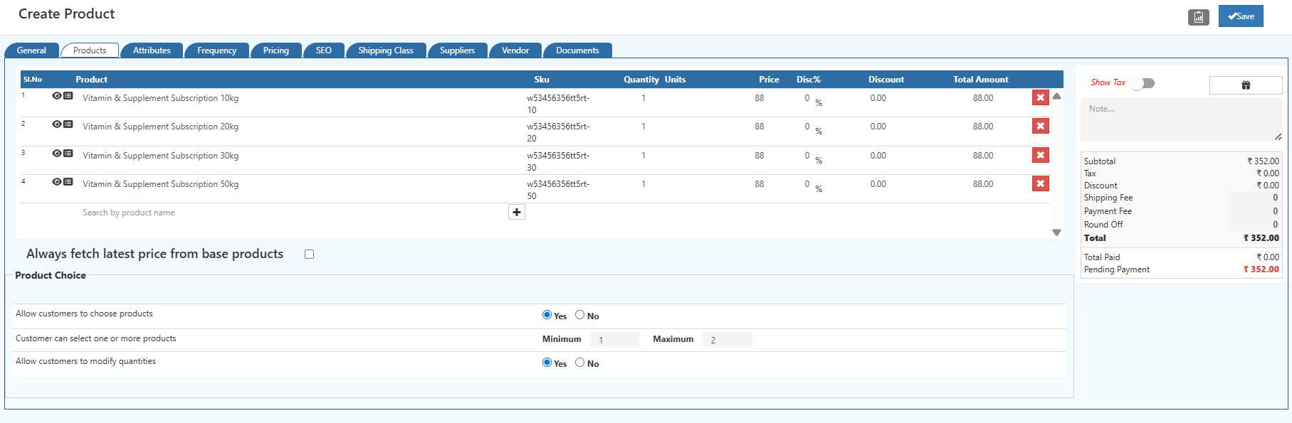 O2VEND Subscription Setup – Automate Recurring Billing & Delivery