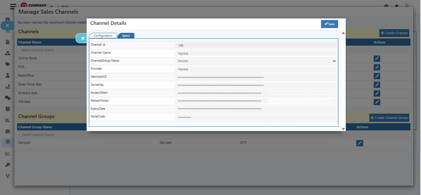 Myntra Integration in O2VEND