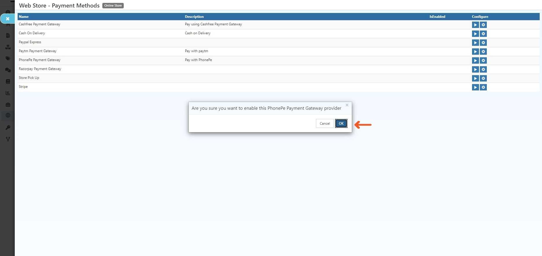 PhonePe Integration in O2VEND