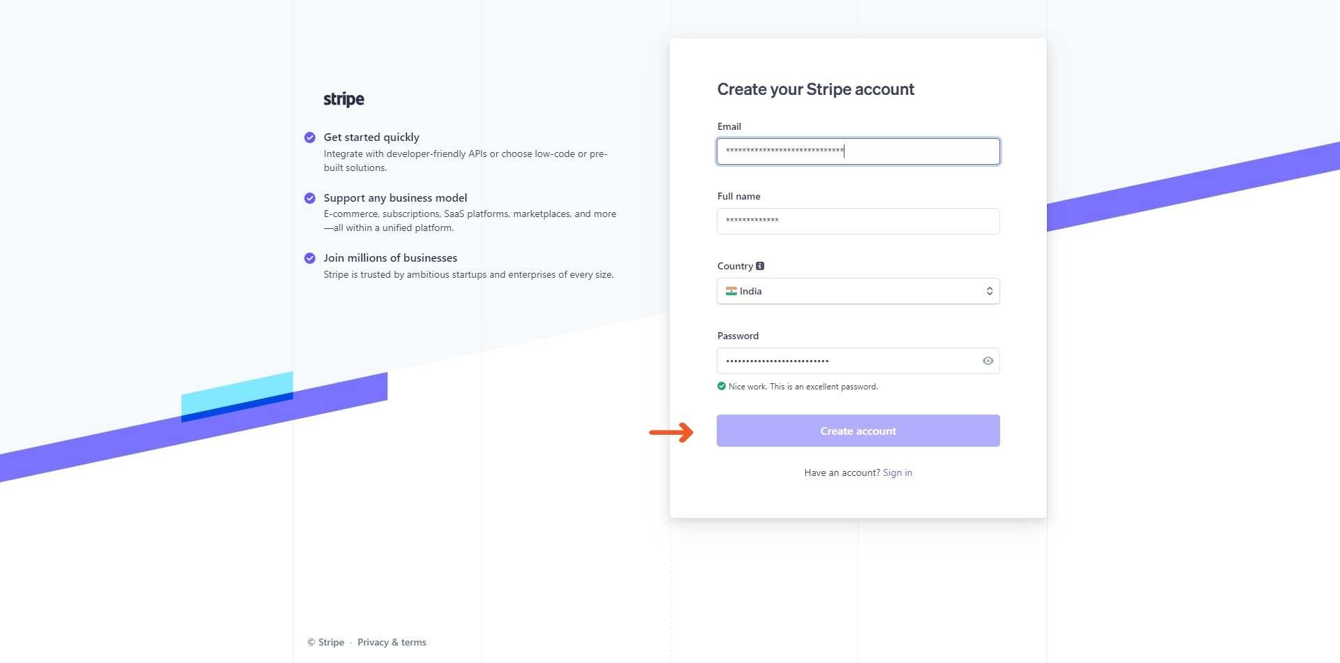 Stripe Integration in O2VEND