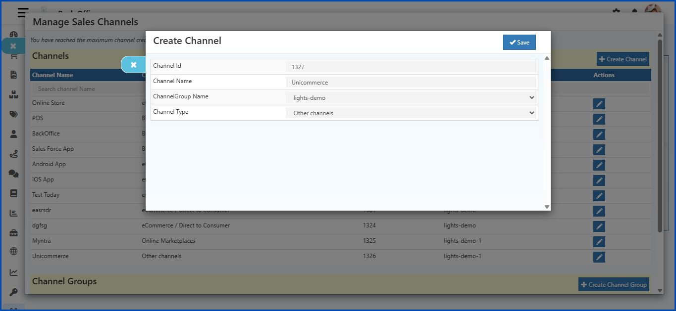 Unicommerce Integration in O2VEND