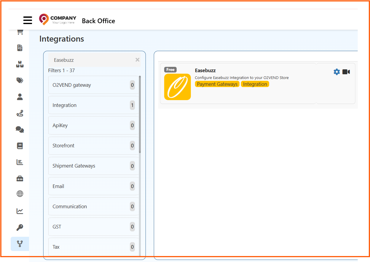 Easebuzz Integration List