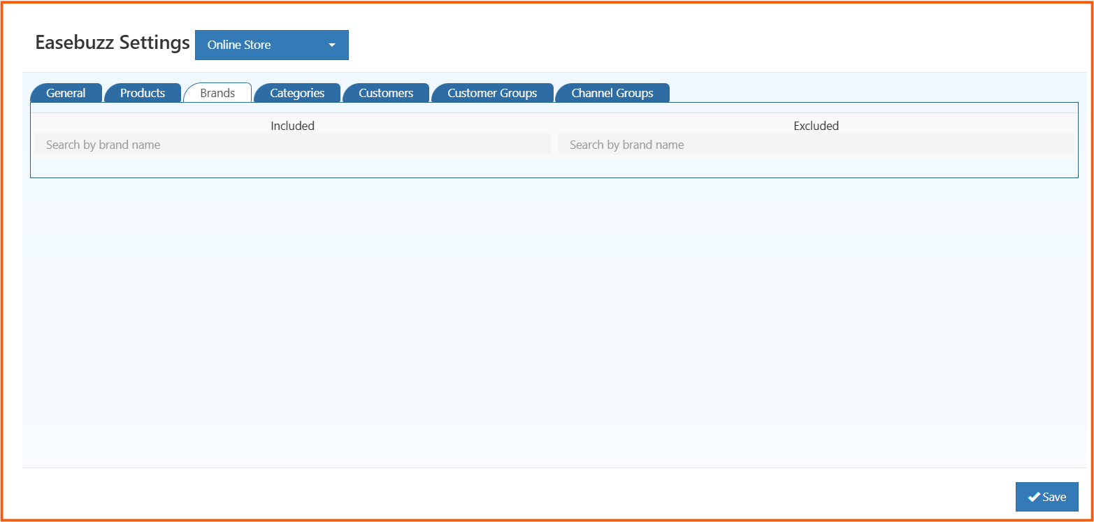 Easebuzz Brands Filter