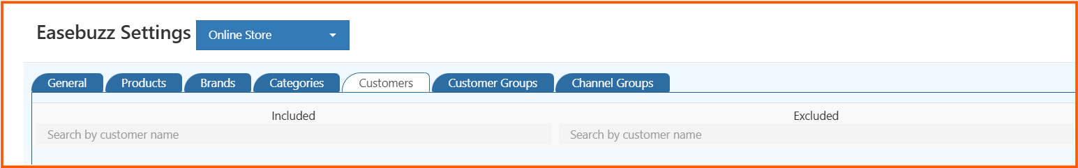 Easebuzz Customers Filter