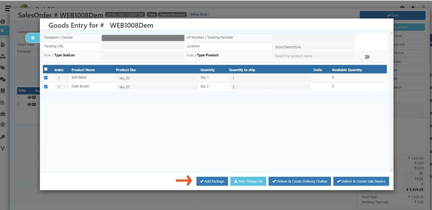 Shiprocket Integration in O2VEND