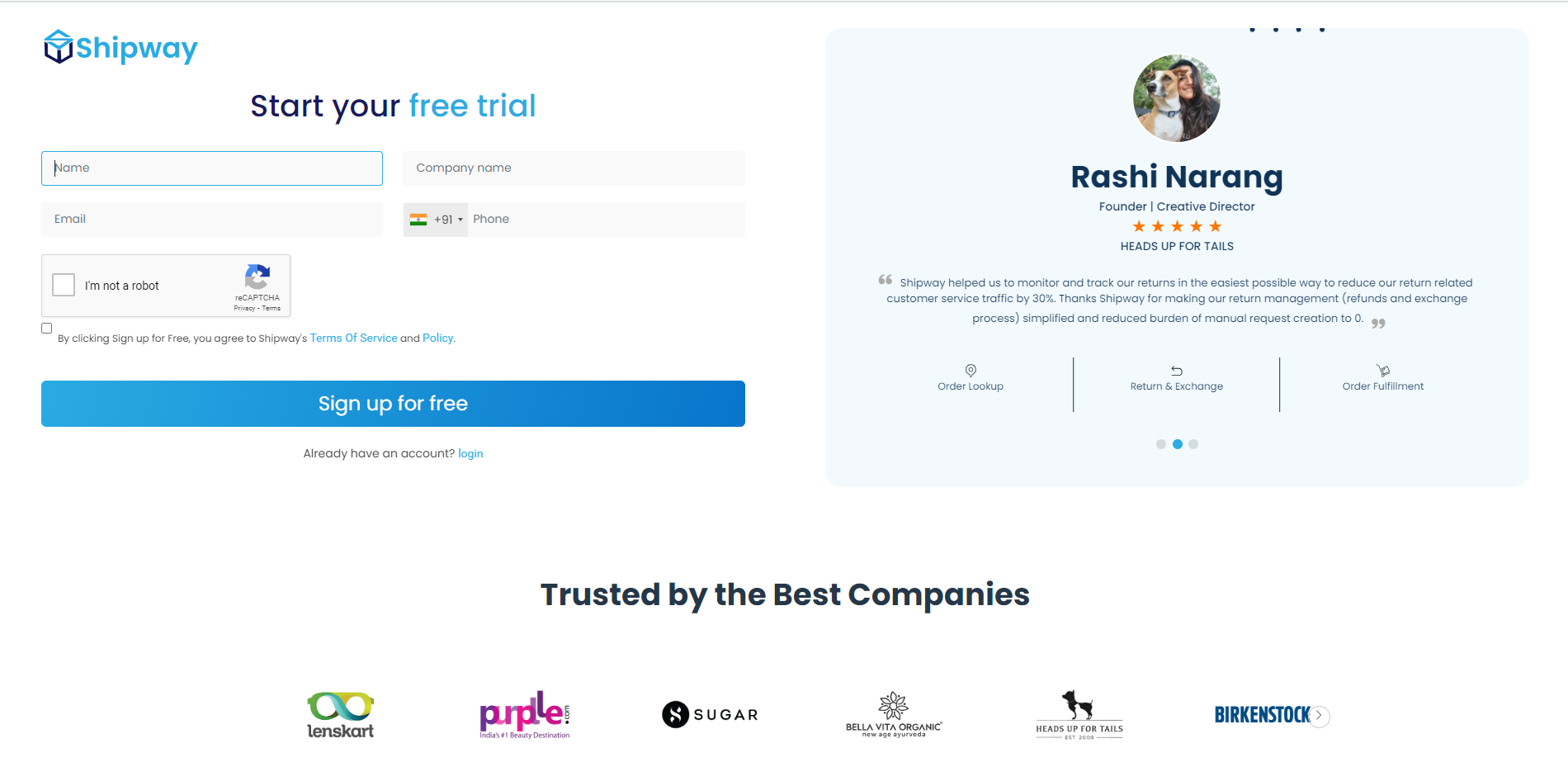 Shipway Integration in O2VEND