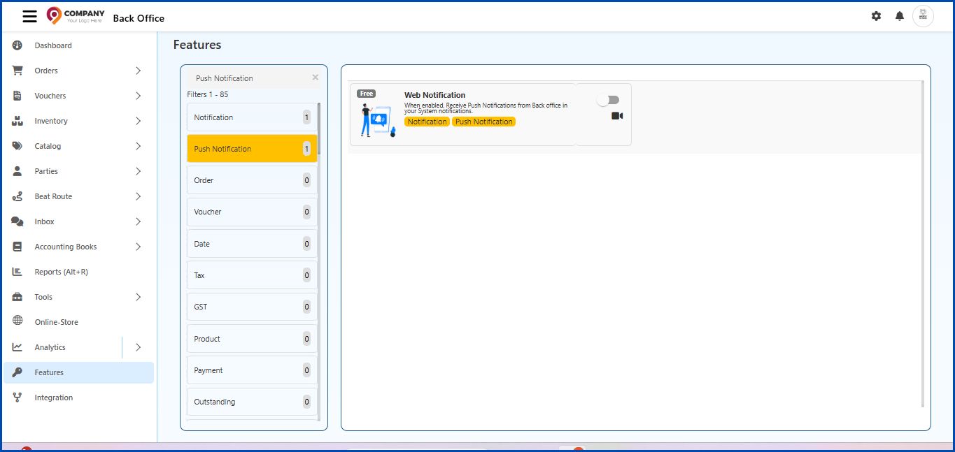 O2VEND Help Documentation