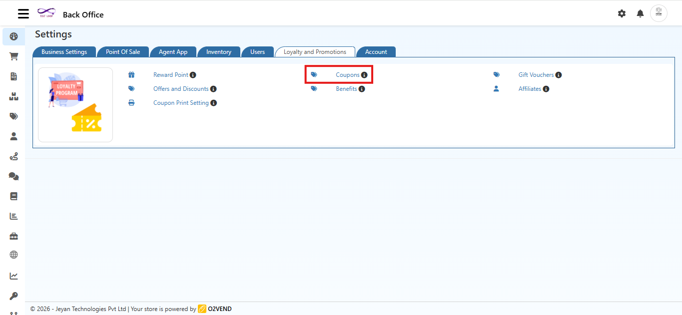 URL Features in O2VEND