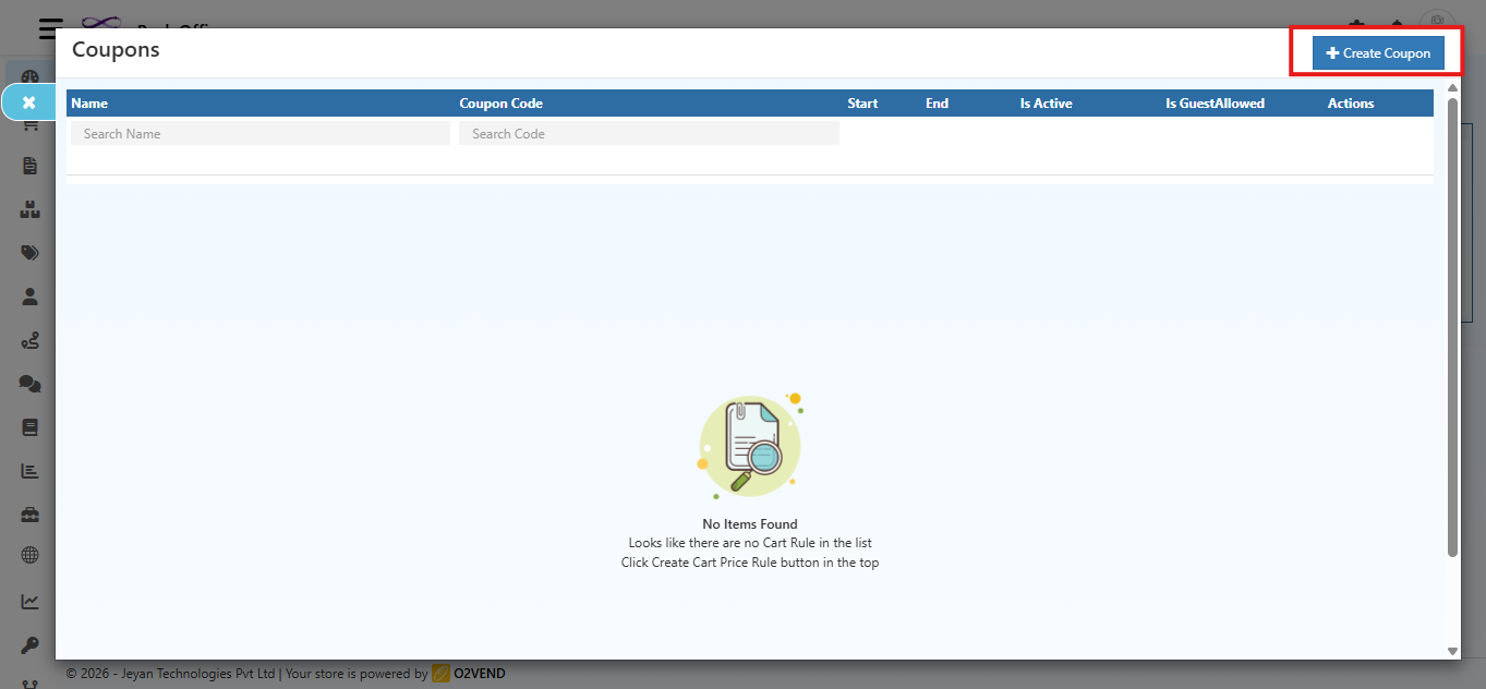 URL Features in O2VEND