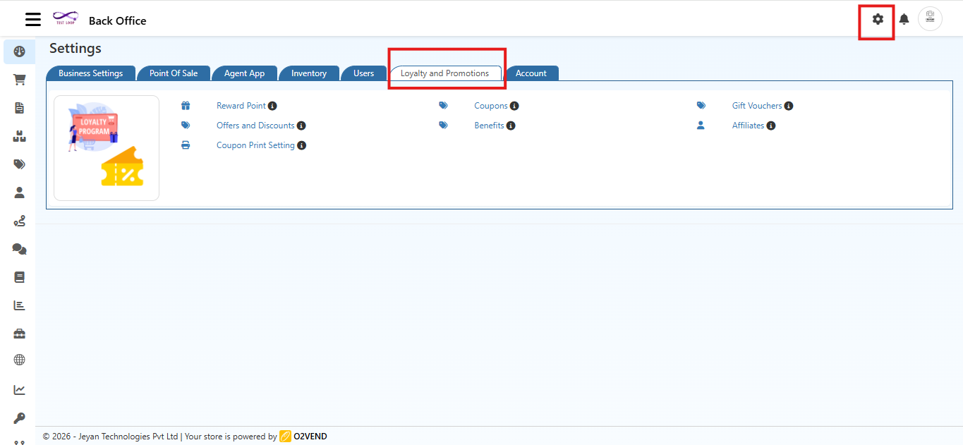 URL Features in O2VEND