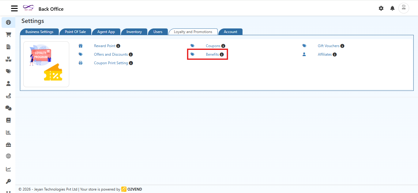 URL Features in O2VEND