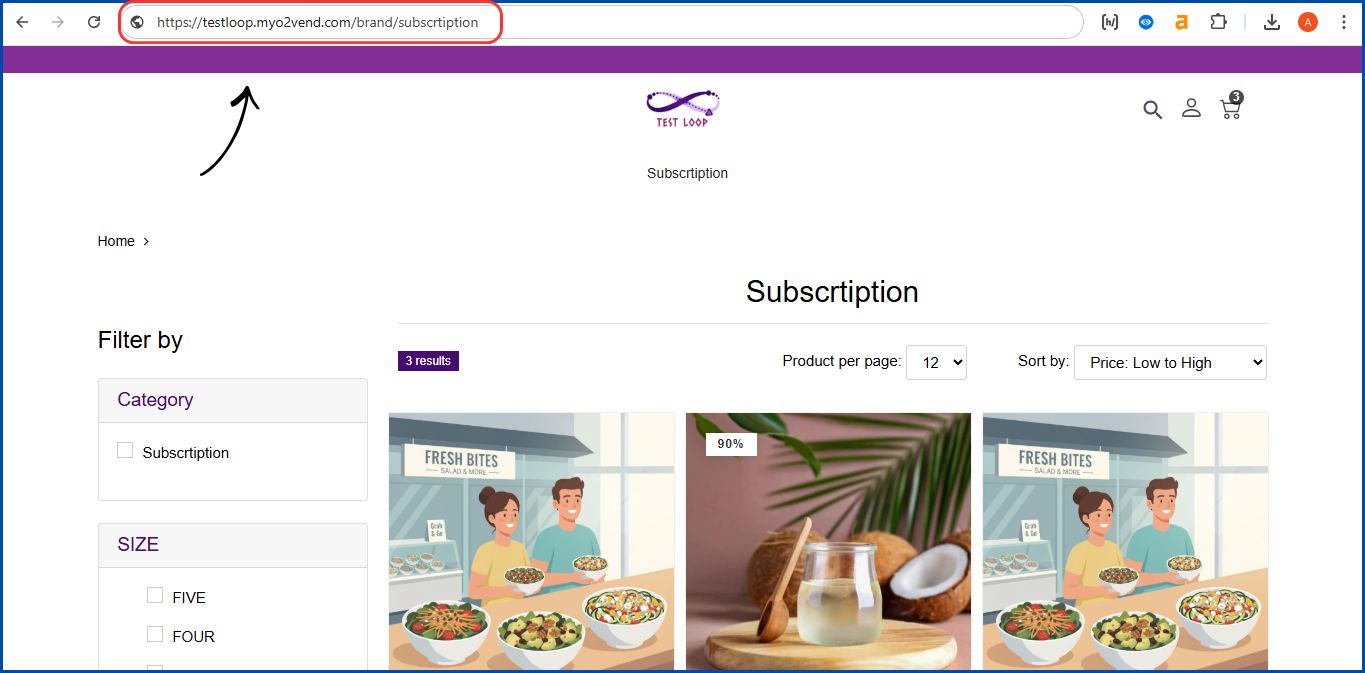 URL Features in O2VEND