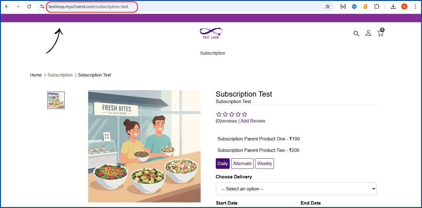 URL Features in O2VEND