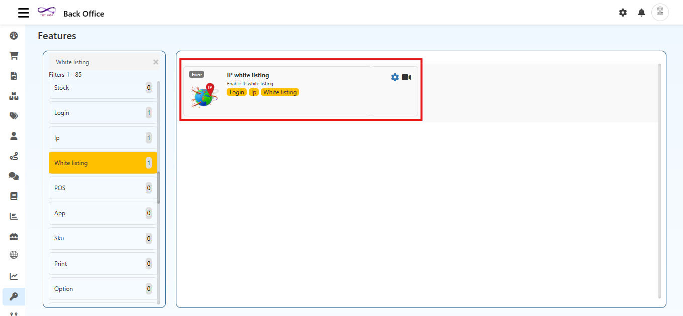 IP Whitelisting Features in O2VEND