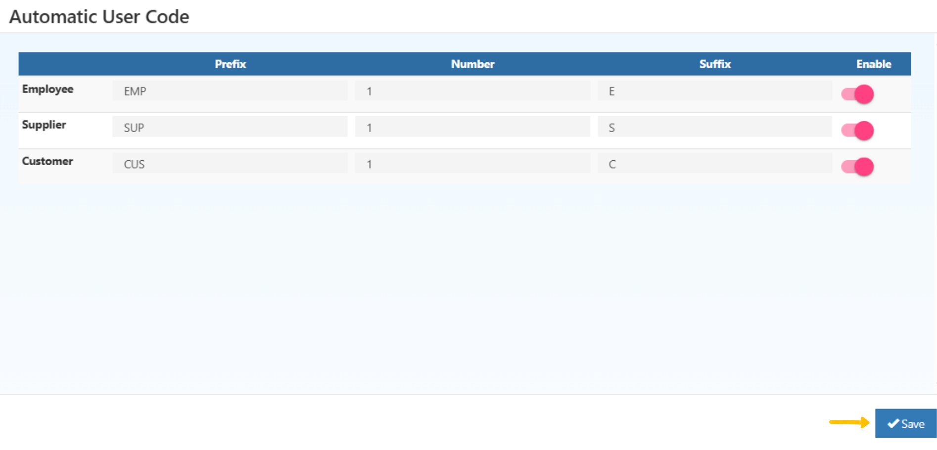 Automatic User Code Setup – O2VEND