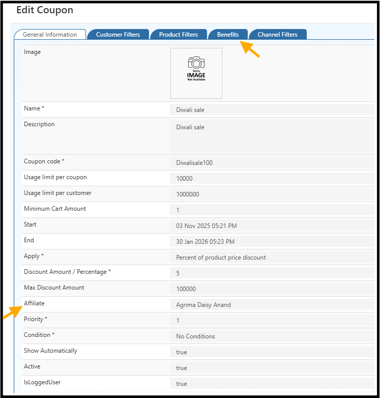 O2VEND Affiliate Program Setup