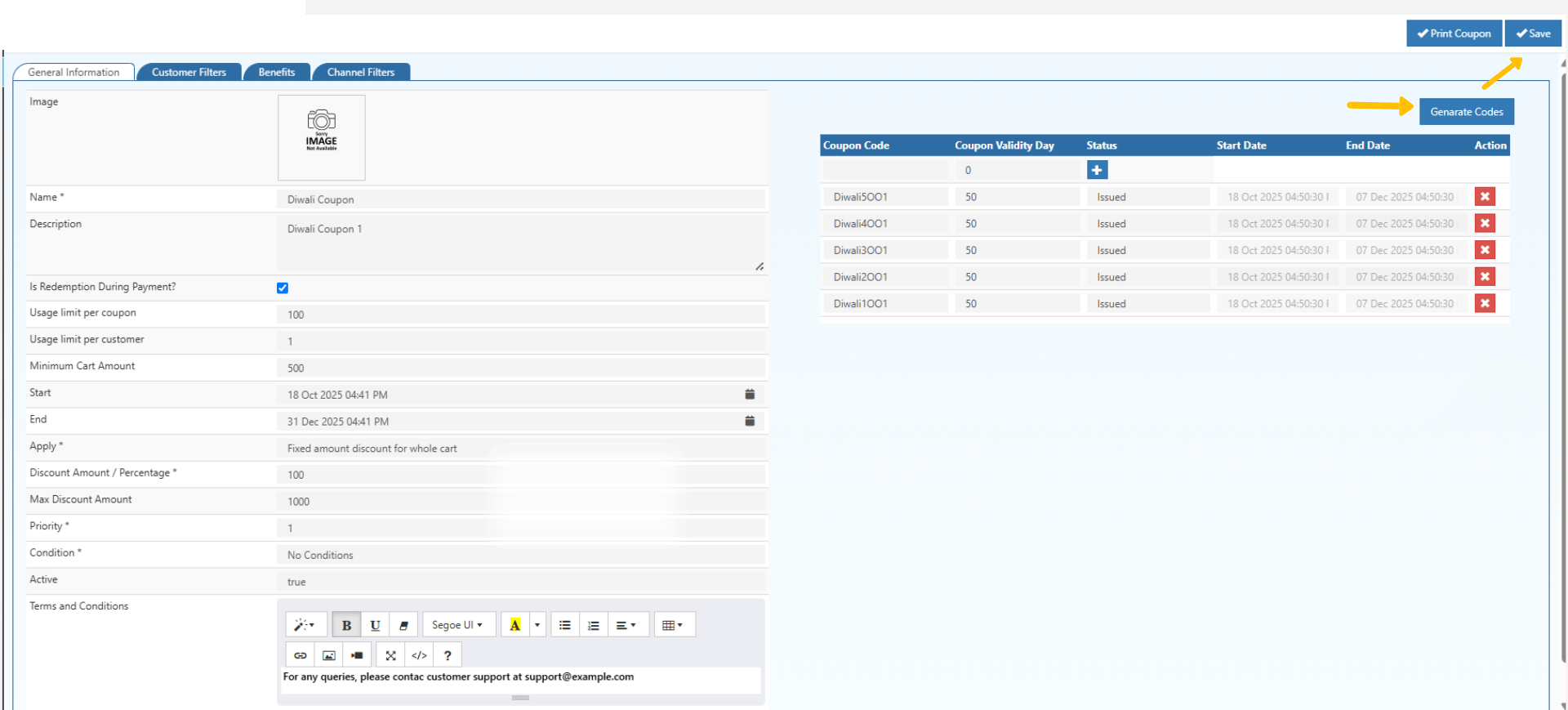 O2VEND Help Documentation