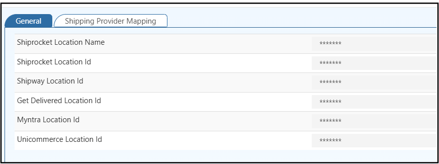 shipping providers in location