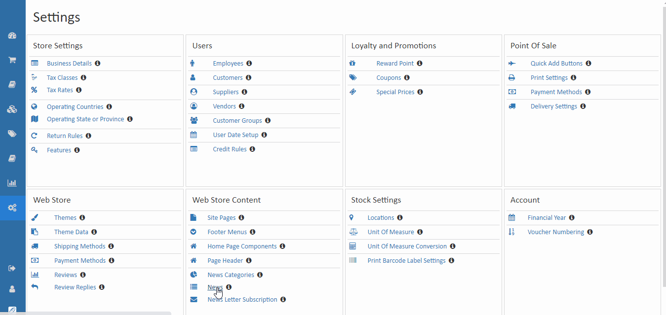 Manage Blog