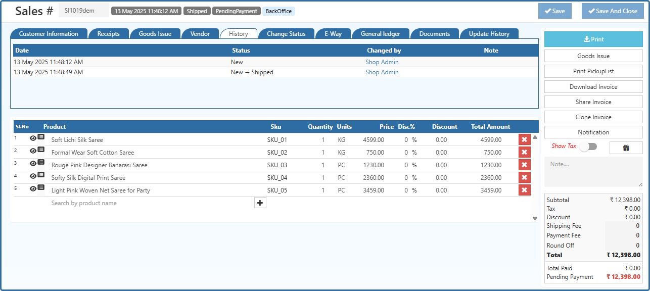 O2VEND Help Documentation