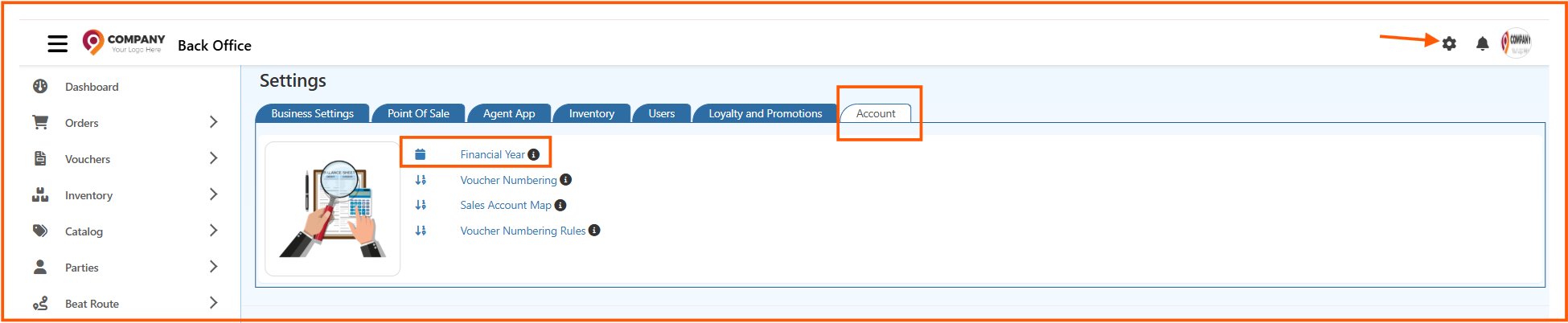 Financial Year Setup