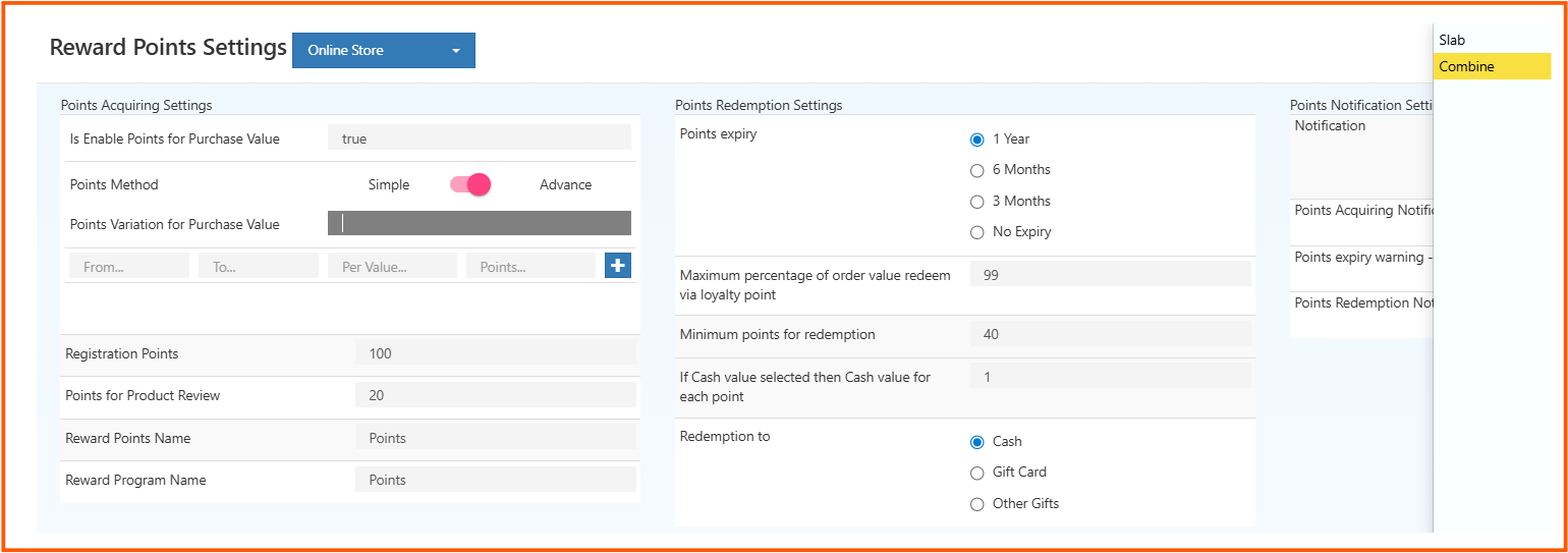 Reward Points Setup | Loyalty Program Configuration