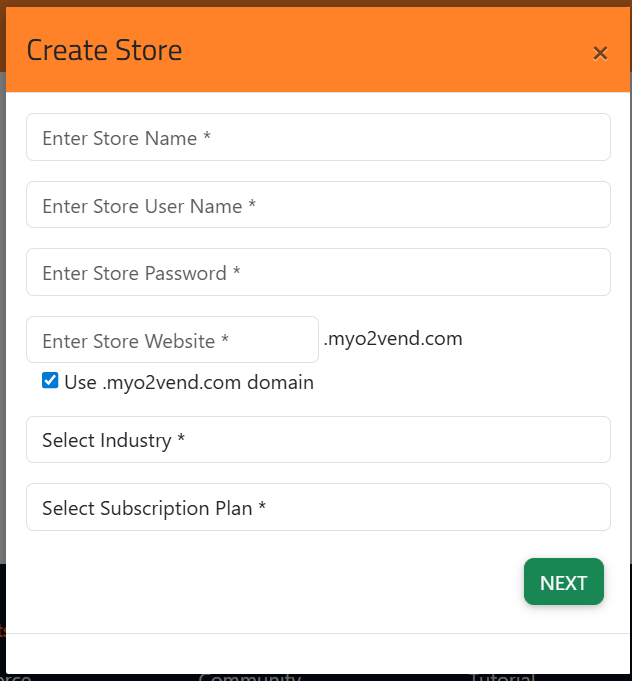 O2VEND – Store Creation & Store Management Tutorial