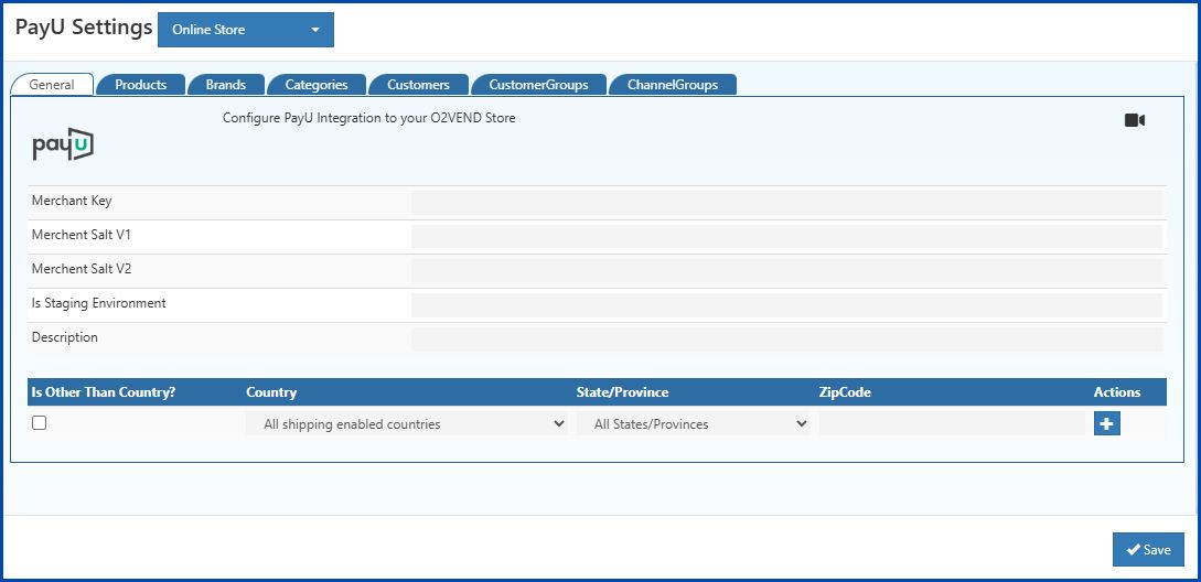 PayU Money Payment Gateway Integration for O2VEND Stores